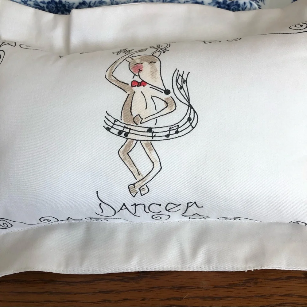 Dancer Christmas Pillow